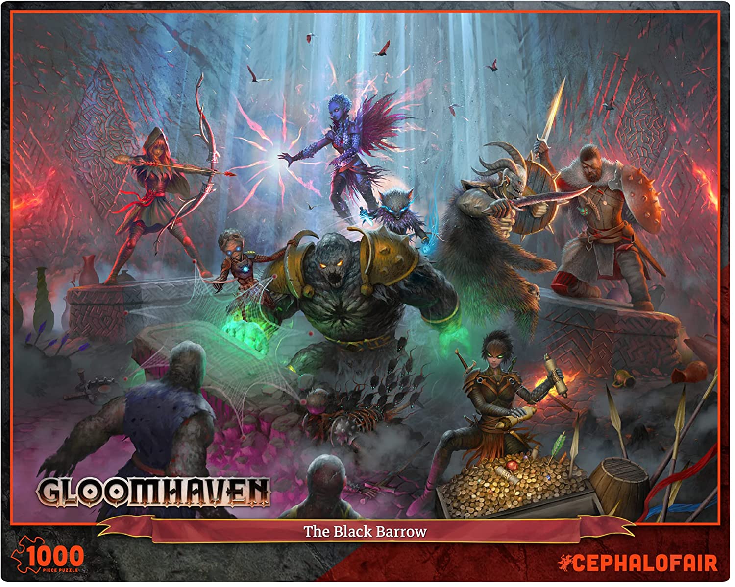 Puzzle: Gloomhaven- The Black Barrow (1000 pc)