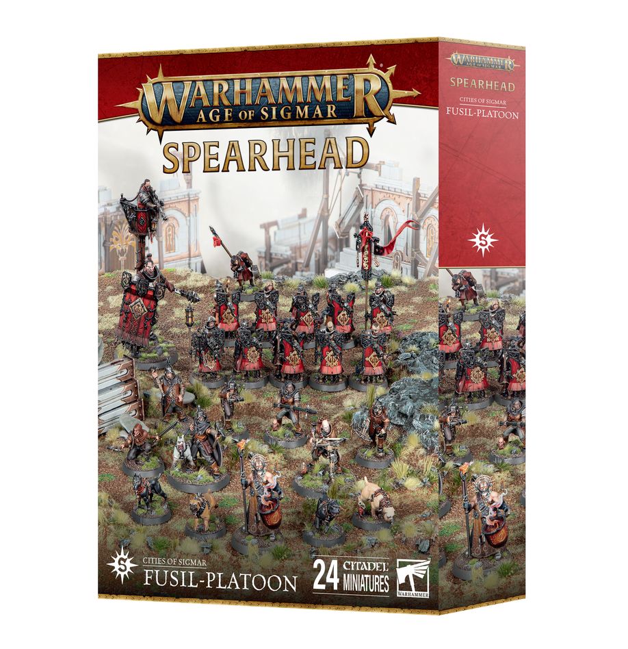 WS - Warhammer 40K - SPEARHEAD:CITIES OF SIGMAR FUSIL-PLATOON