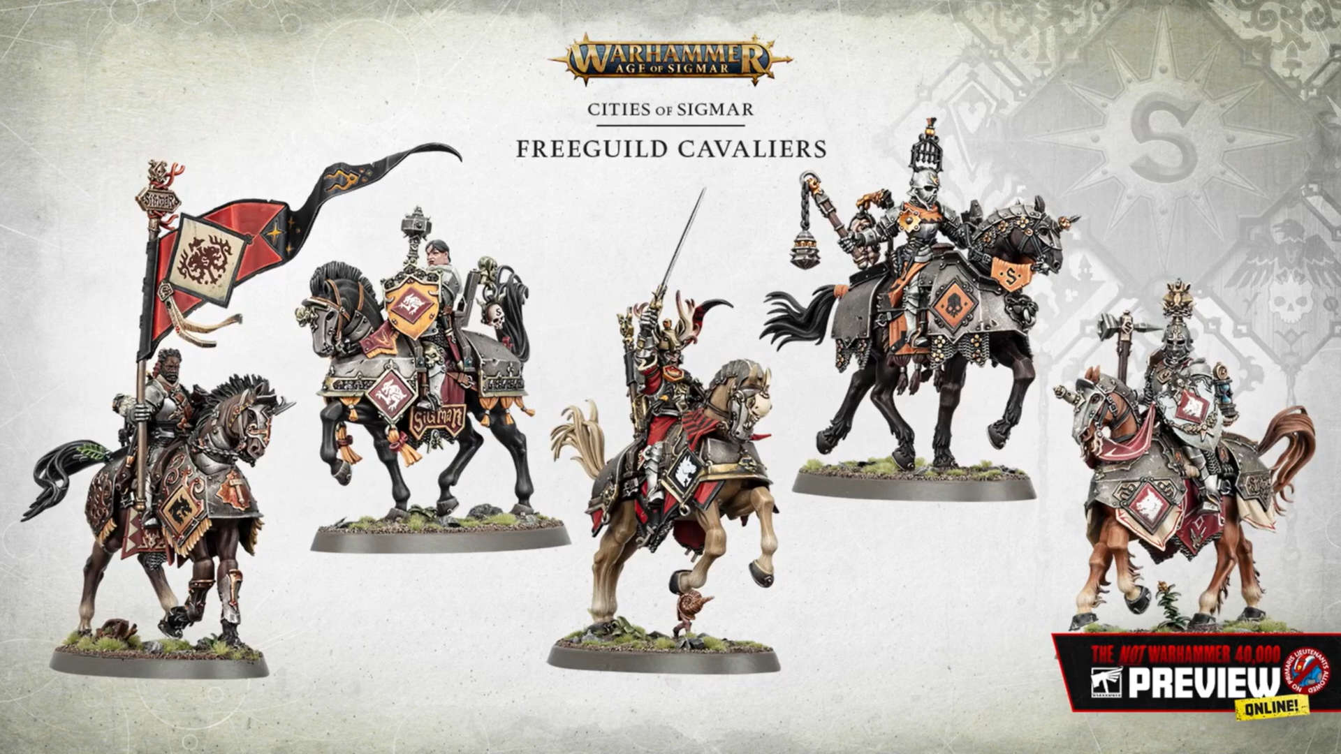 WS - EoS - CITIES OF SIGMAR: FREEGUILD CAVALIERS