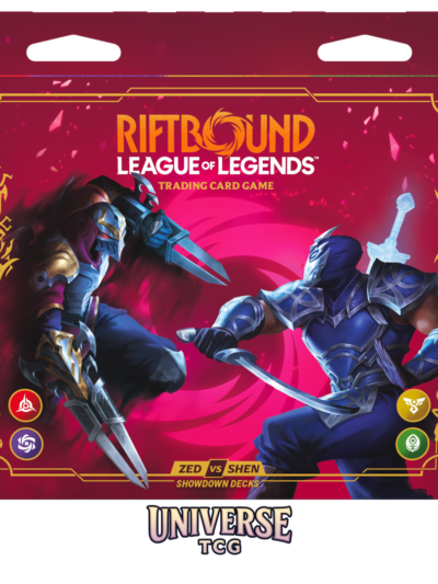 RFB - Riftbound TCG: Set 4- Vendetta - Showdown Decks Display - Zed vs Shen