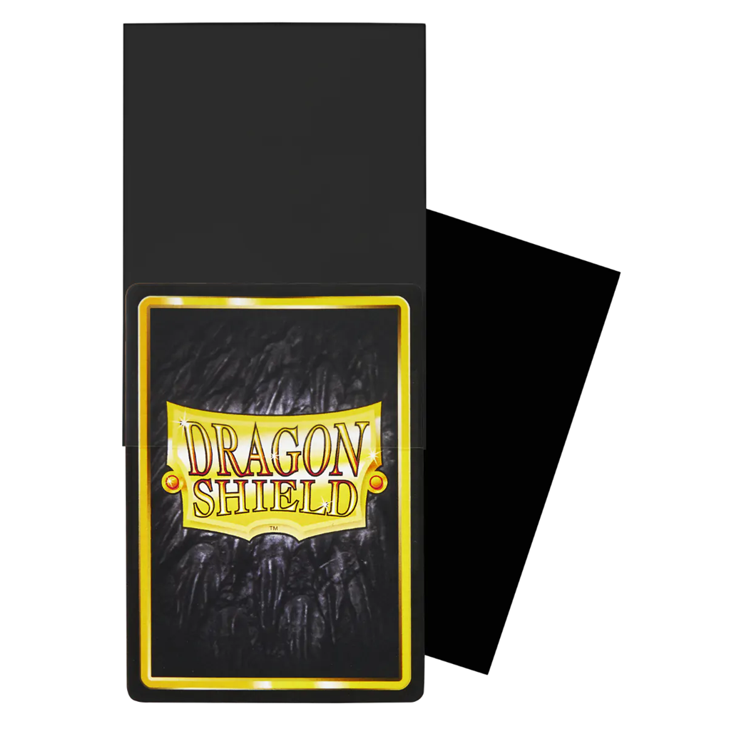 DGS - Dragon Shield Sleeves: Perfect Fit Standard - Thick Inner Sleeves - Black (100 ct.)