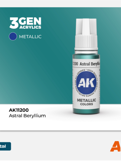 AKL - AK Interactive 3G Acrylic: Astral Beryllium 18ml