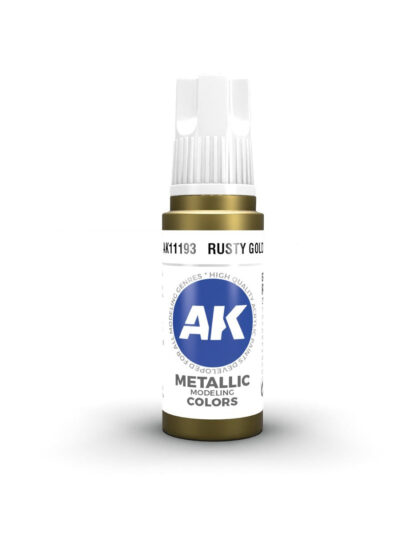 AKL - AK Interactive 3G Acrylic: Rusty Gold 18ml