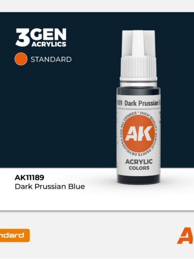 AKL - AK Interactive 3G Acrylic: Dark Prussian Blue 18ml