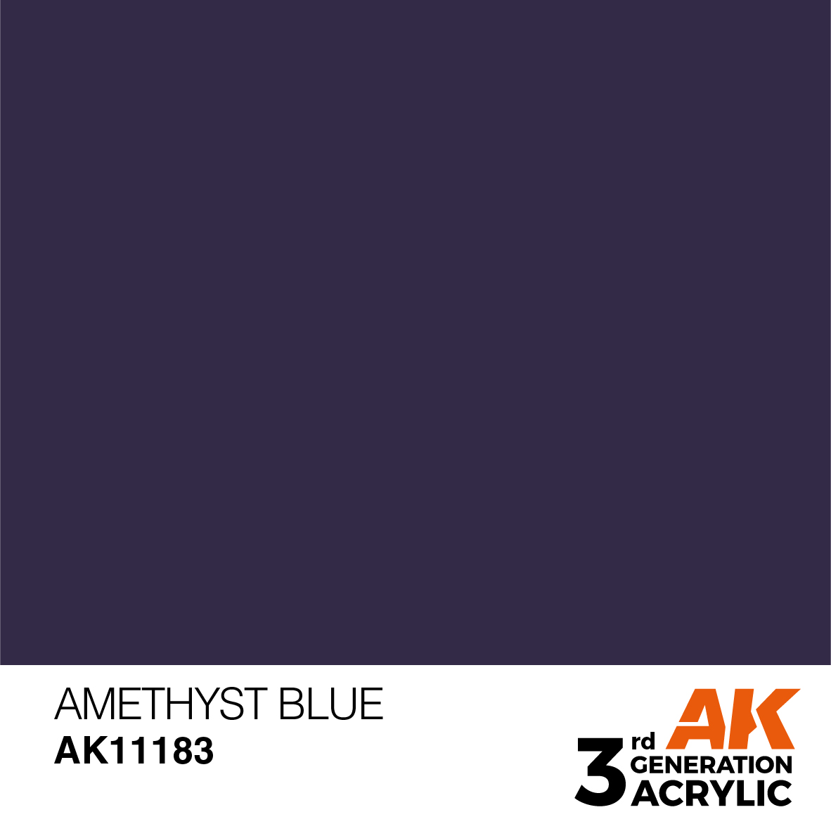 AKL - AK Interactive 3G Acrylic: Amethyst Blue 18ml