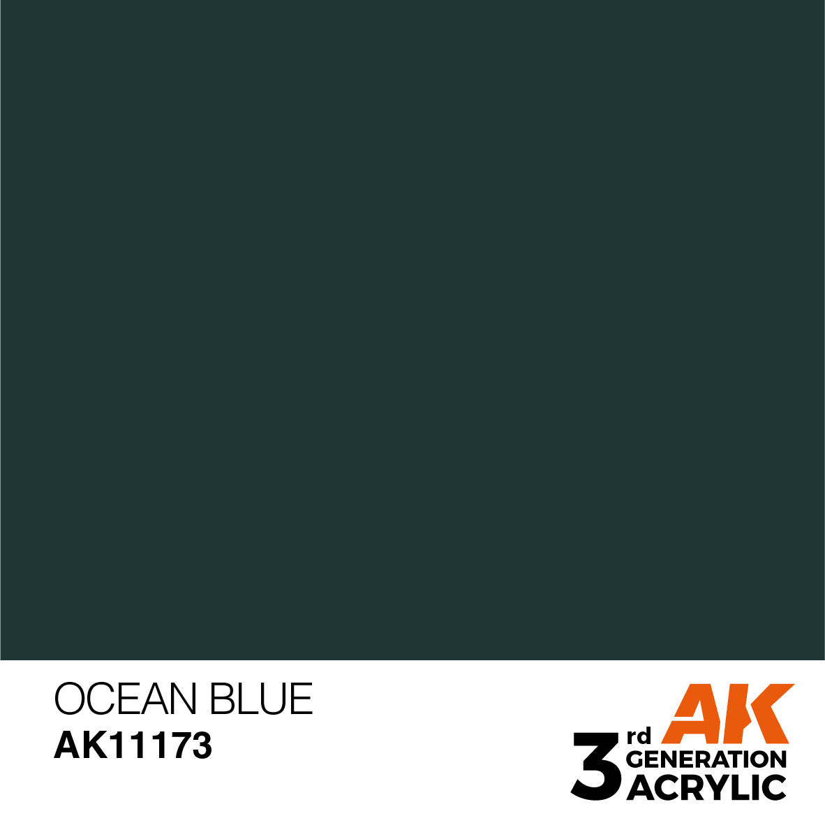 AKL - AK Interactive 3G Acrylic: Ocean Blue 18ml