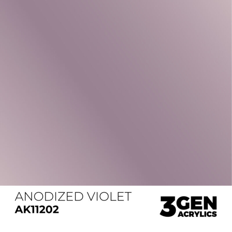 AKL - AK Interactive 3G Acrylic: Anodized Violet 18ml