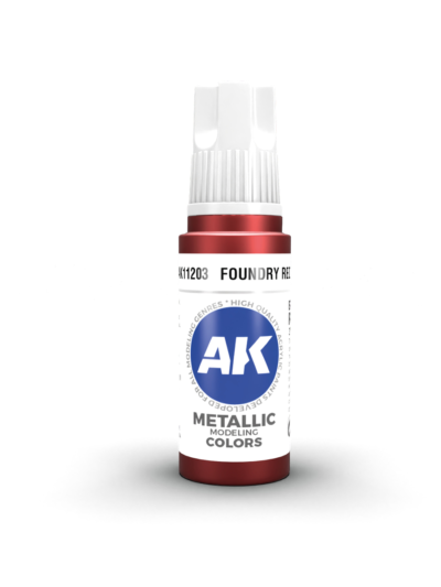 AKL - AK Interactive 3G Acrylic: Foundry Red 18ml
