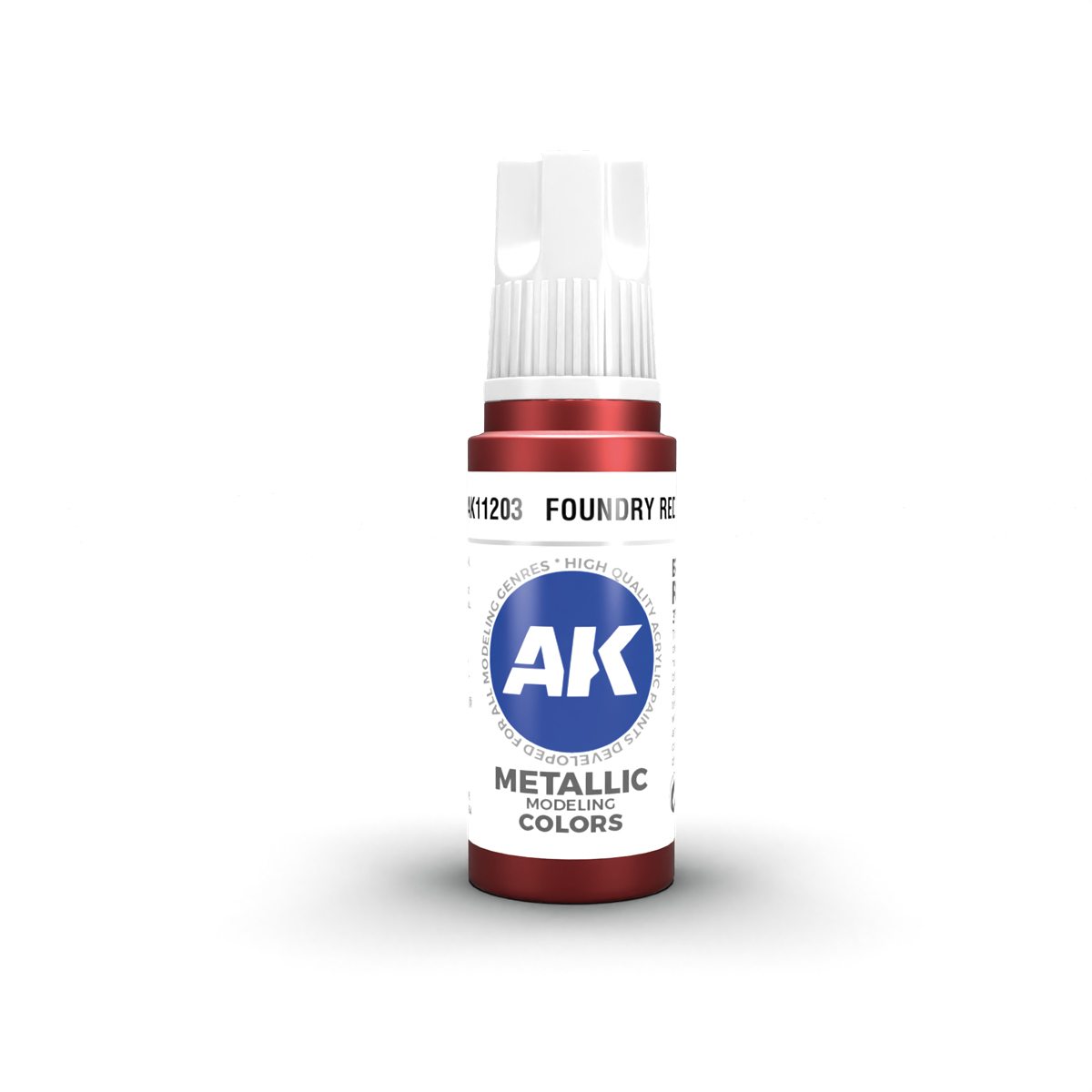 AKL - AK Interactive 3G Acrylic: Foundry Red 18ml