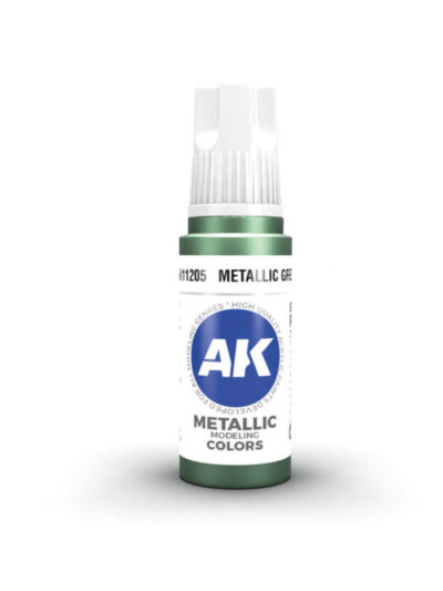 AKL - AK Interactive 3G Acrylic: Metallic Green 18ml
