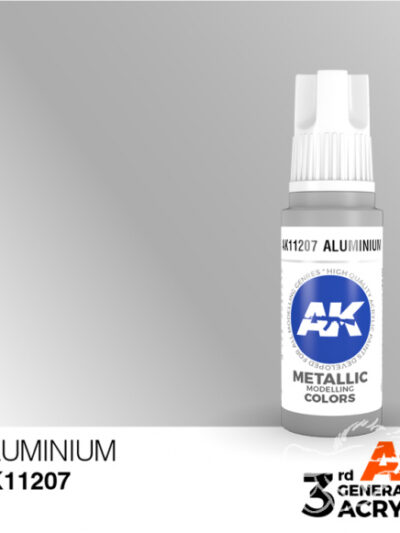 AKL - AK Interactive 3G Acrylic: Aluminium 18ml
