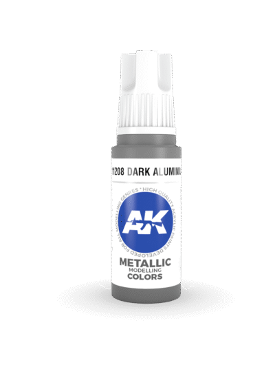 AKL - AK Interactive 3G Acrylic: Dark Aluminium 18ml
