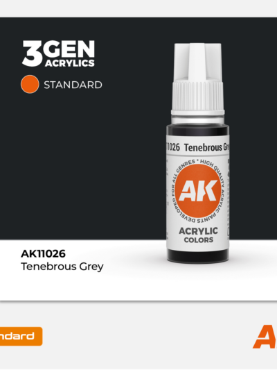 AKL - AK Interactive 3G Acrylic: Tenebrous Grey 18ml