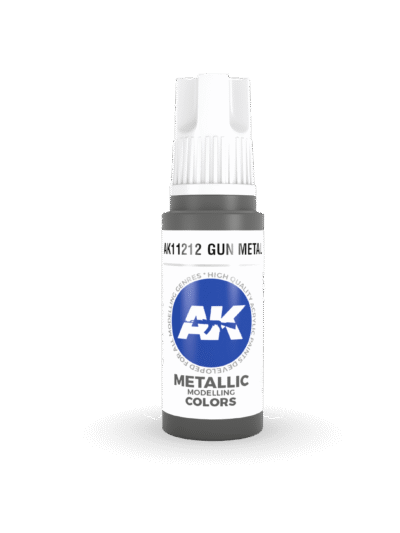 AKL - AK Interactive 3G Acrylic: Gun Metal 18ml