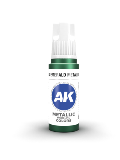 AKL - AK Interactive 3G Acrylic: Emerald Metallic Green 18ml