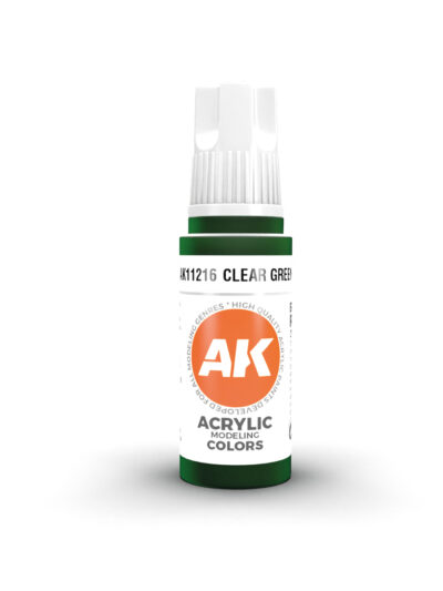 AKL - AK Interactive 3G Acrylic: Clear Green 18ml