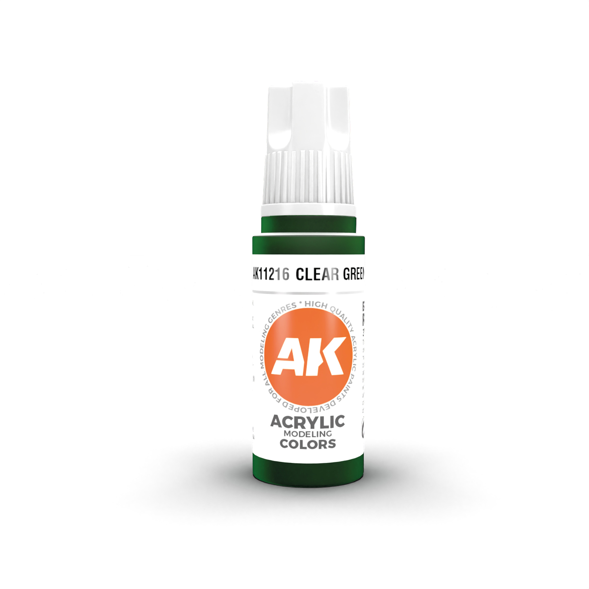 AKL - AK Interactive 3G Acrylic: Clear Green 18ml