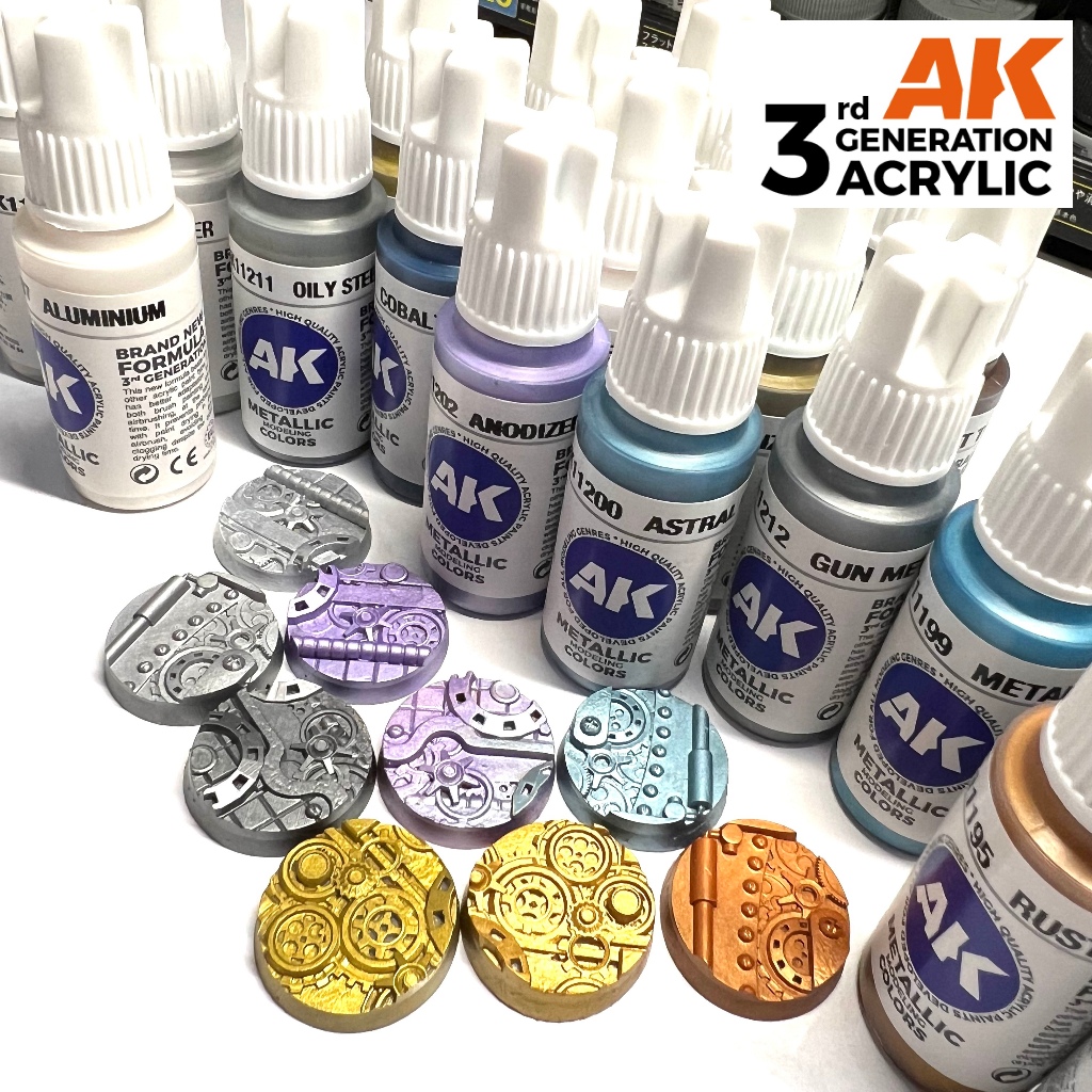AKL - AK Interactive 3G Acrylic: Metal Medium 18ml