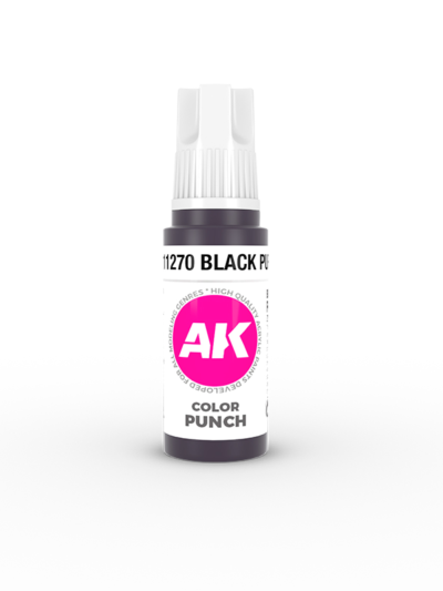 AKL - AK Interactive 3G Acrylic: Black Purple 18ml