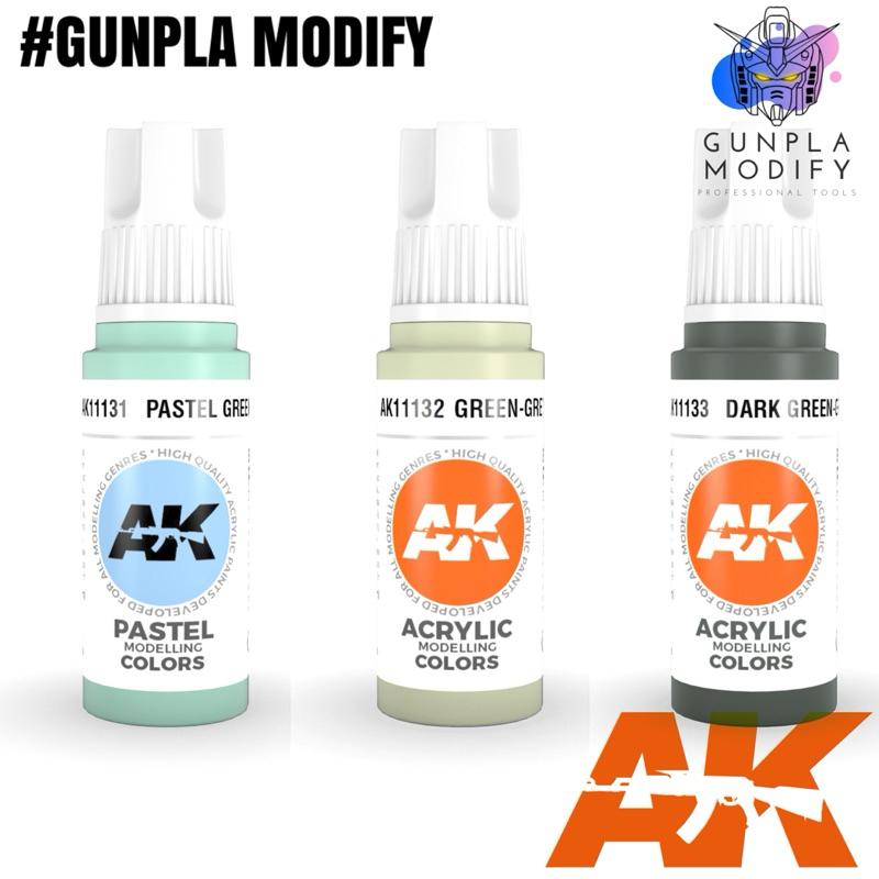 AKL - AK Interactive 3G Acrylic: Cold Green 18ml