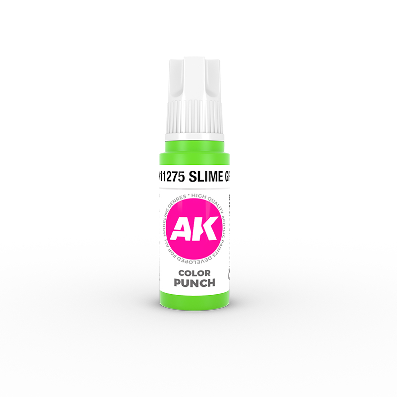 AKL - AK Interactive 3G Acrylic: Slime Green 18ml