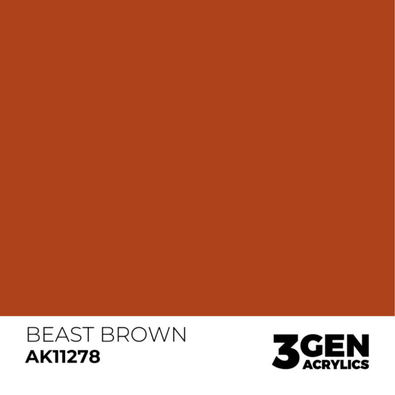 AKL - AK Interactive 3G Acrylic: Beast Brown 18ml
