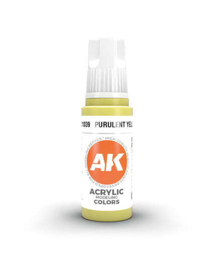 AKL - AK Interactive 3G Acrylic: Purulent Yellow 18ml