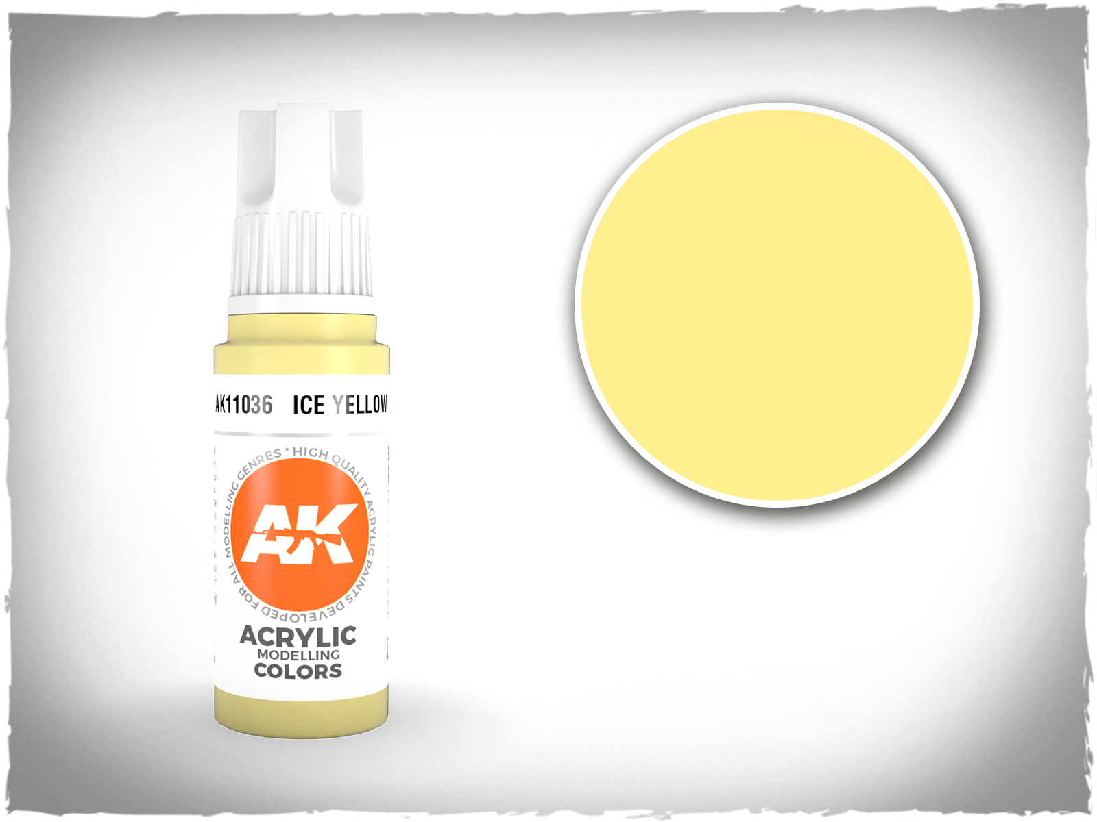 AKL - AK Interactive 3G Acrylic: Ice Yellow 18ml