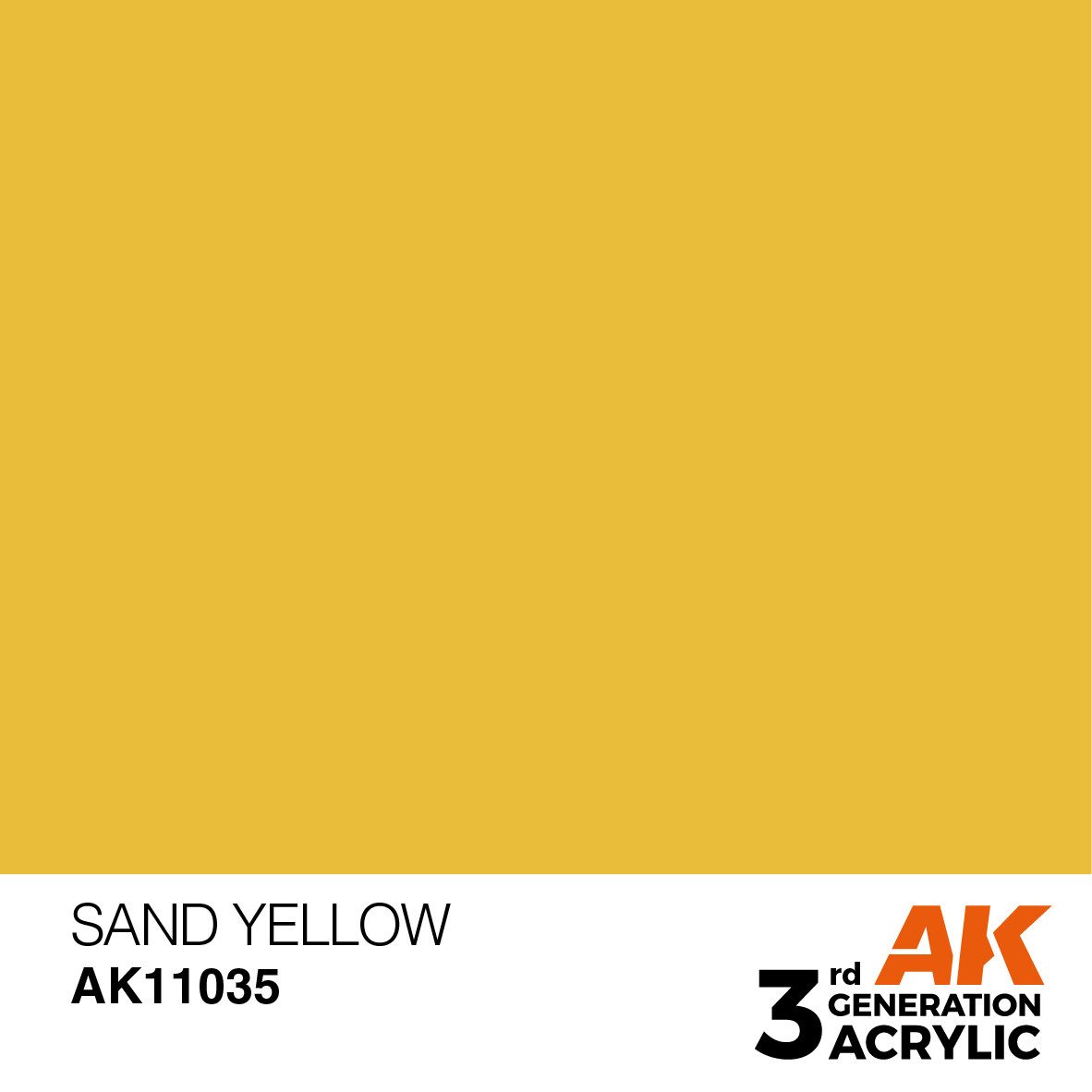 AKL - AK Interactive 3G Acrylic: Sand Yellow 18ml