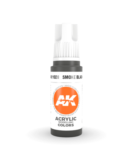 AKL - AK Interactive 3G Acrylic: Smoke Black 18ml