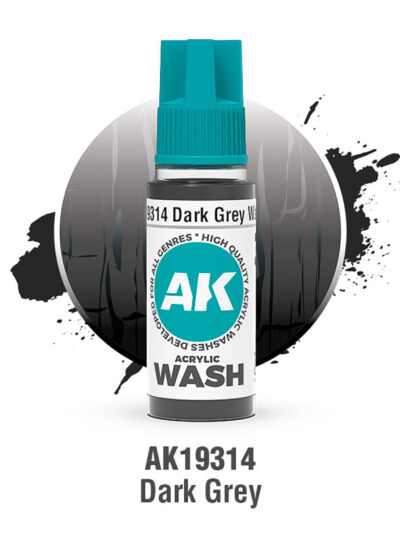 AKL - AK Interactive 3G Acrylic: Dark Grey 18ml