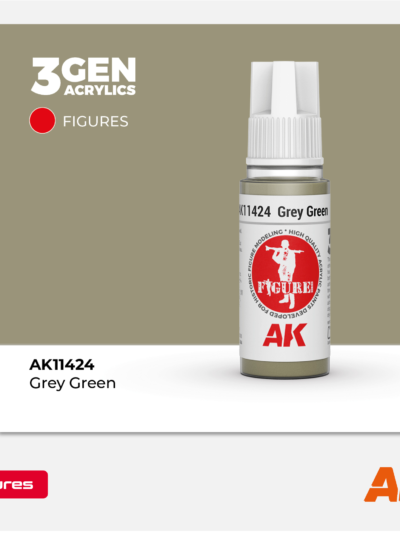 AKL - AK Interactive 3G Acrylic: Grey Green 18ml