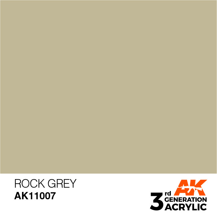 AKL - AK Interactive 3G Acrylic: Rock Grey 18ml