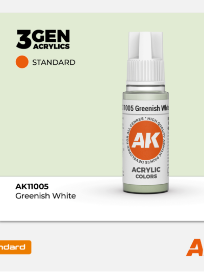 AKL - AK Interactive 3G Acrylic: Greenish White 18ml