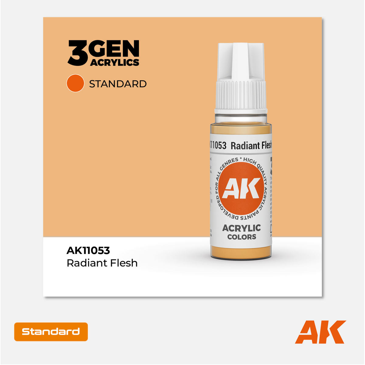 AKL - AK Interactive 3G Acrylic: Radiant Flesh 18ml