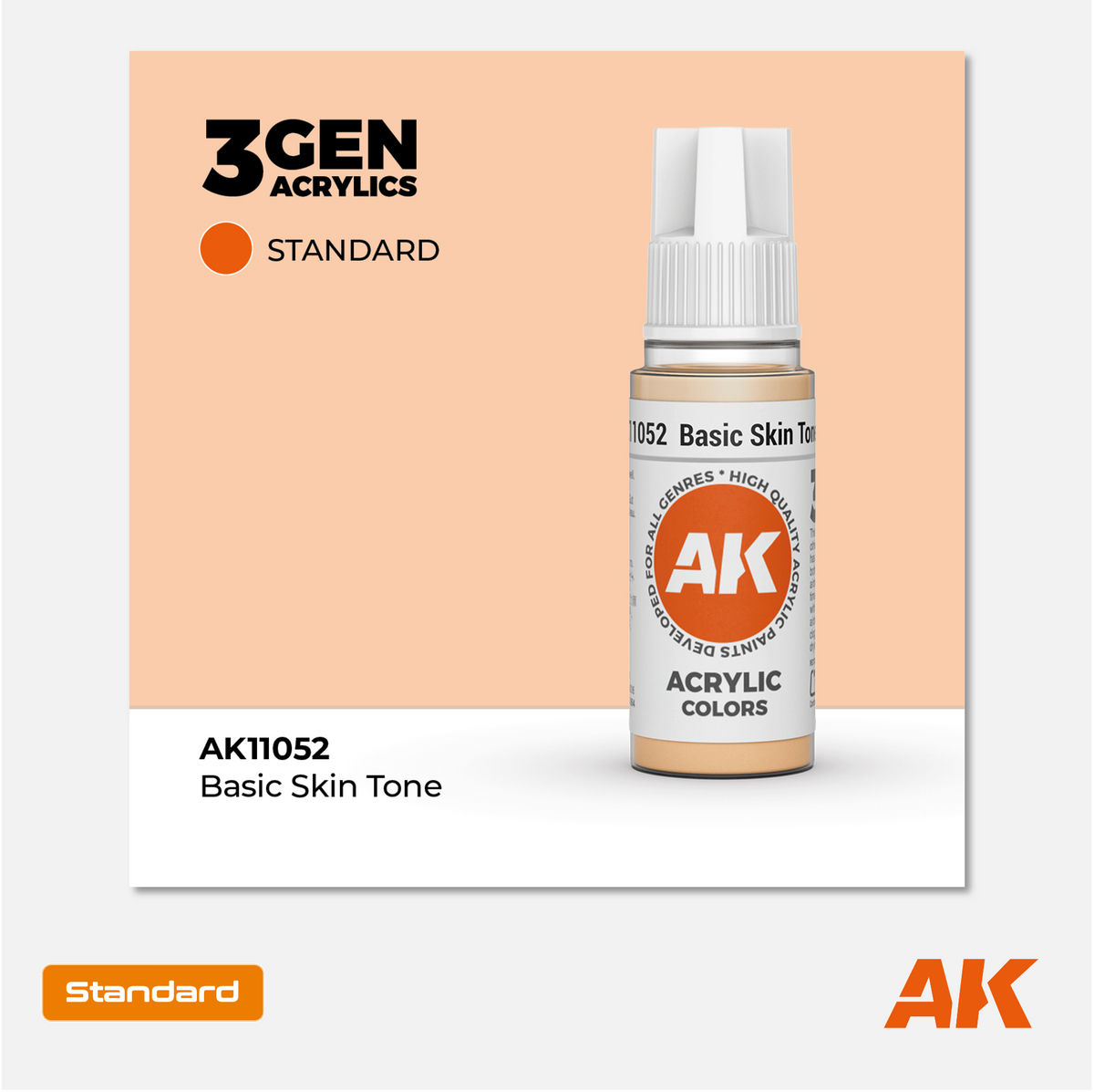AKL - AK Interactive 3G Acrylic: Basic Skin Tone 18ml