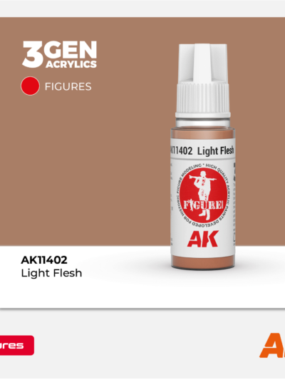 AKL - AK Interactive 3G Acrylic: Light Flesh 18ml