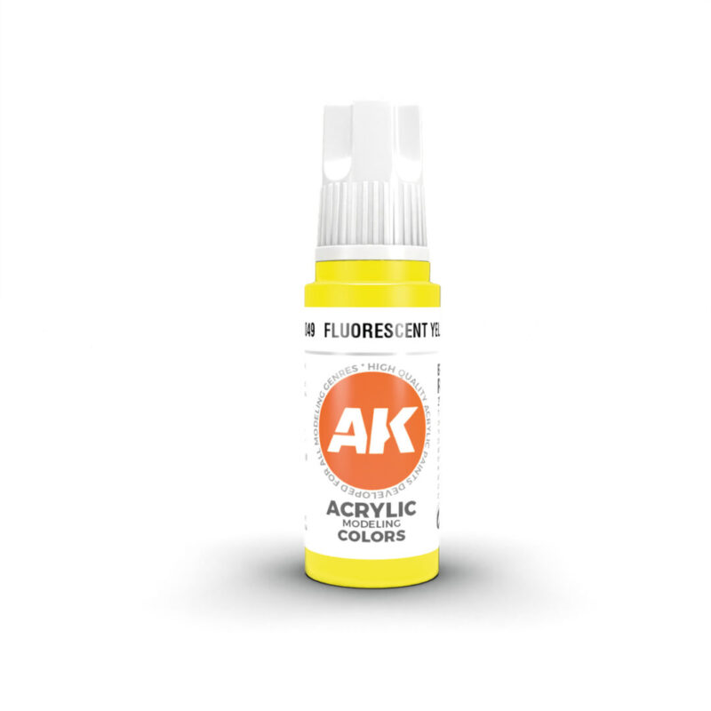 AKL - AK Interactive 3G Acrylic: Fluorescent Yellow 18ml