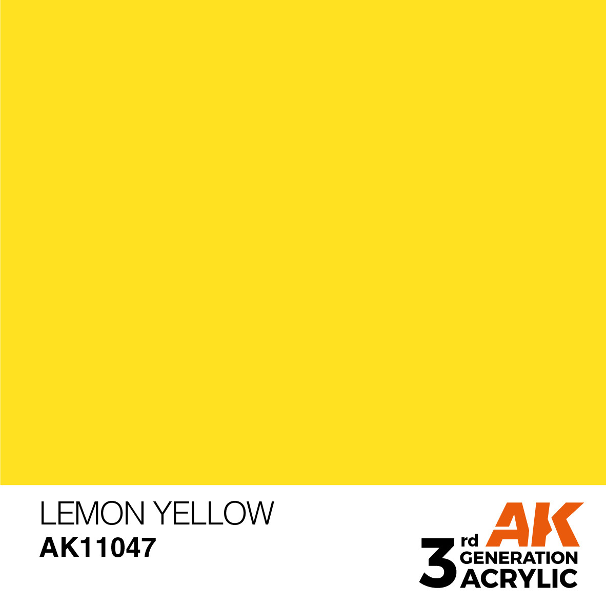 AKL - AK Interactive 3G Acrylic: Lemon Yellow 18ml