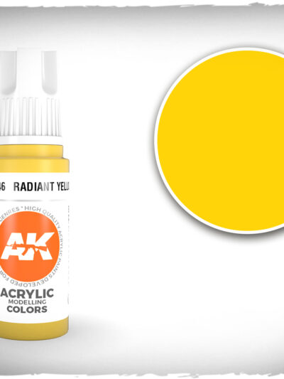 AKL - AK Interactive 3G Acrylic: Radiant Yellow 18ml