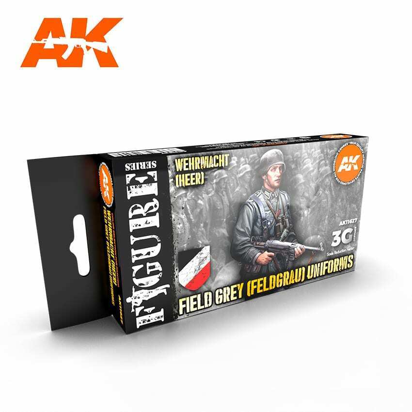 AKL - AK Interactive 3G Acrylic: German Field Grey 18ml
