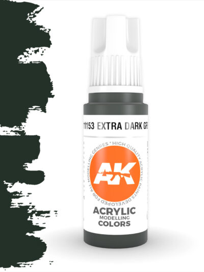 AKL - AK Interactive 3G Acrylic: Extra Dark Green 18ml
