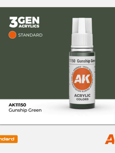 AKL - AK Interactive 3G Acrylic: Gunship Green 18ml