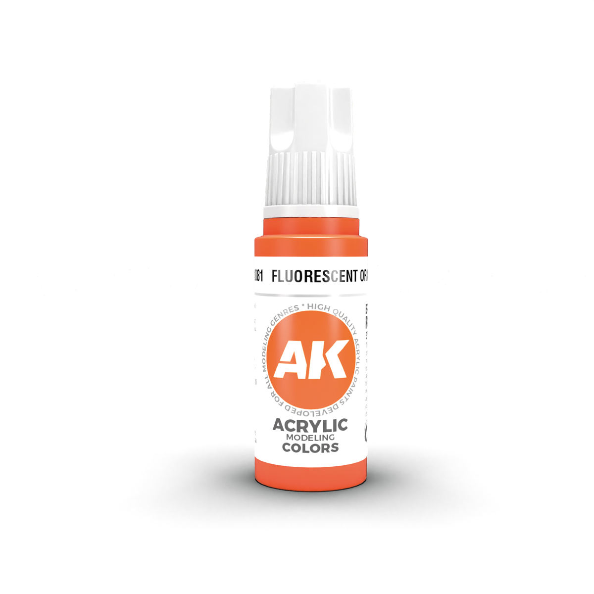 AKL - AK Interactive 3G Acrylic: Fluorescent Orange 18ml