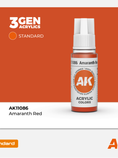 AKL - AK Interactive 3G Acrylic: Amaranth Red 18ml