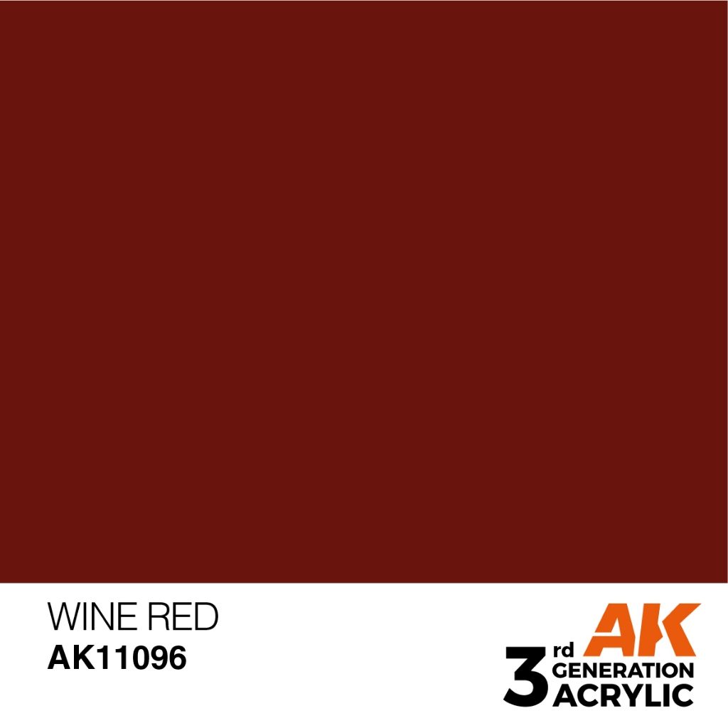 AKL - AK Interactive 3G Acrylic: Wine Red 18ml