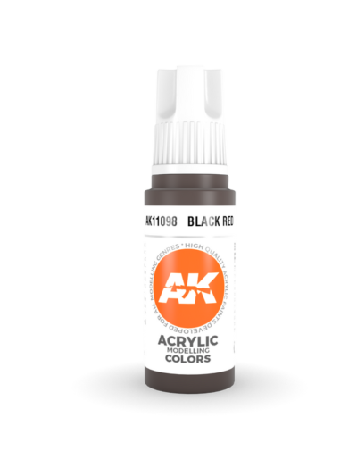 AKL - AK Interactive 3G Acrylic: Black Red 18ml