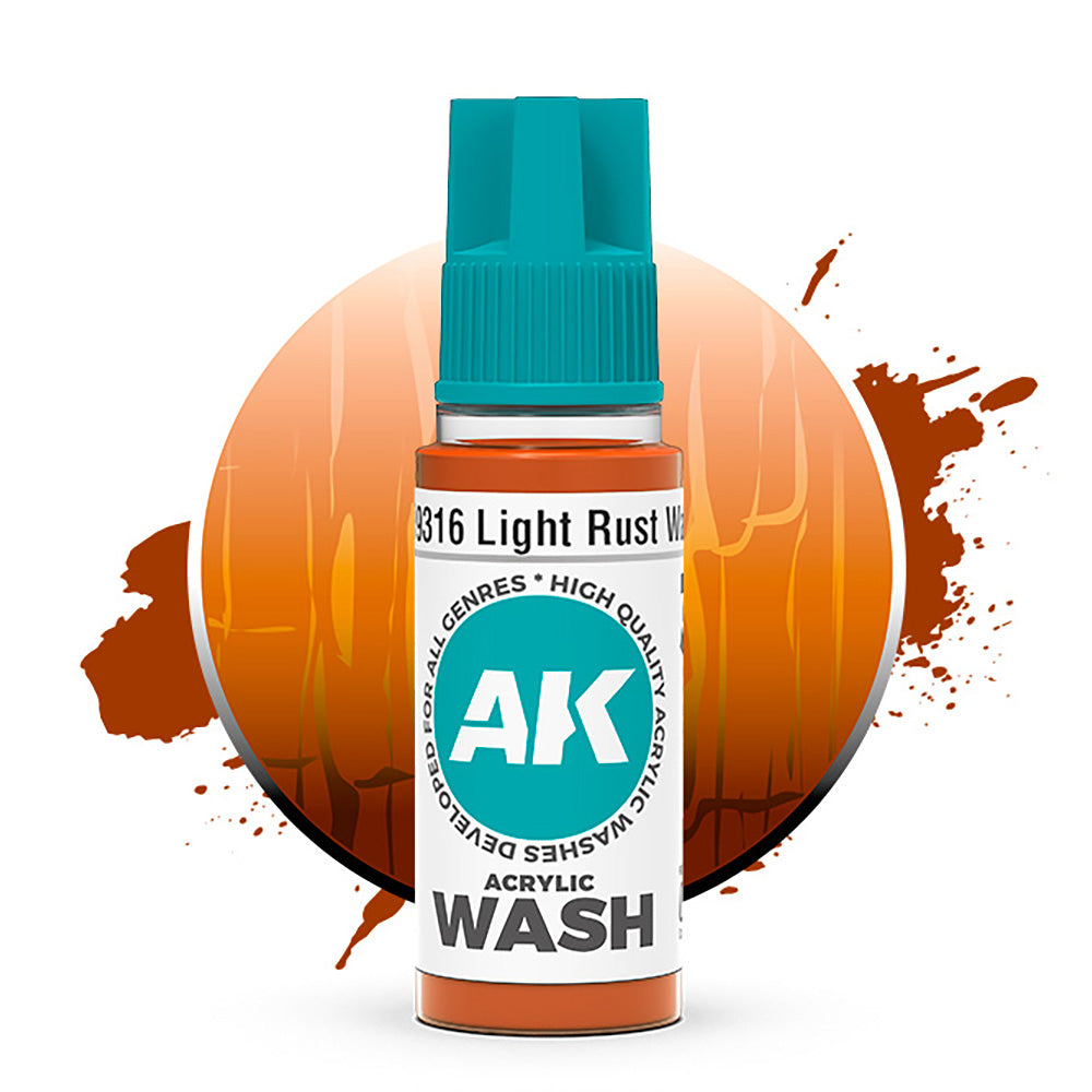 AKL - AK Interactive 3G Acrylic: Light Rust 18ml