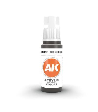 AKL - AK Interactive 3G Acrylic: Grim Brown 18ml