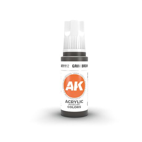 AKL - AK Interactive 3G Acrylic: Grim Brown 18ml